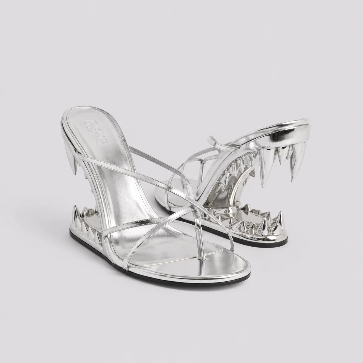 GCDS Morso Heels (Silver, Gold, Black, Pink, Brown)