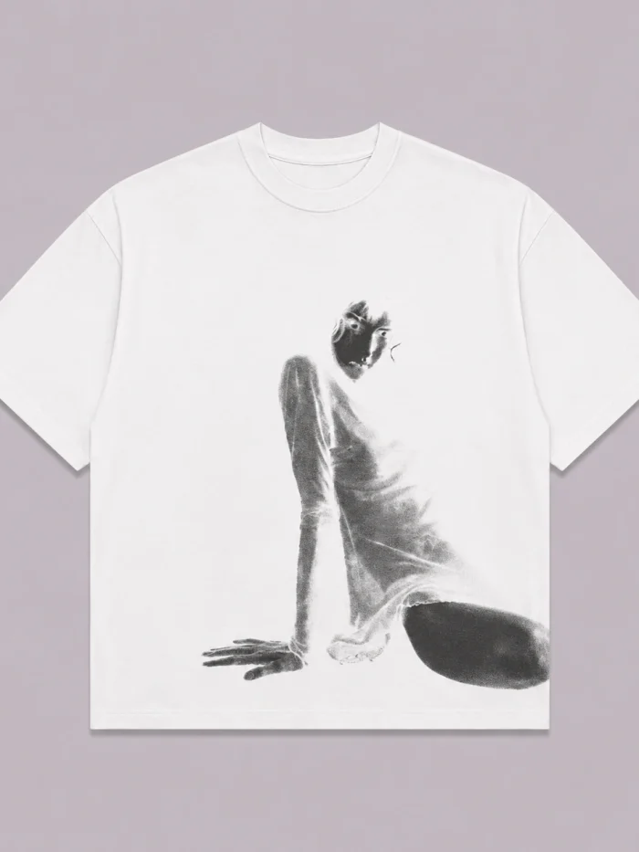 Monochrome Portrait Graphic T-Shirt (Available in 2 Colors)