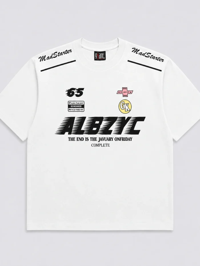 ALBZYC Racing-Style VIBE Graphic T-Shirt (Available in 2 Colors)