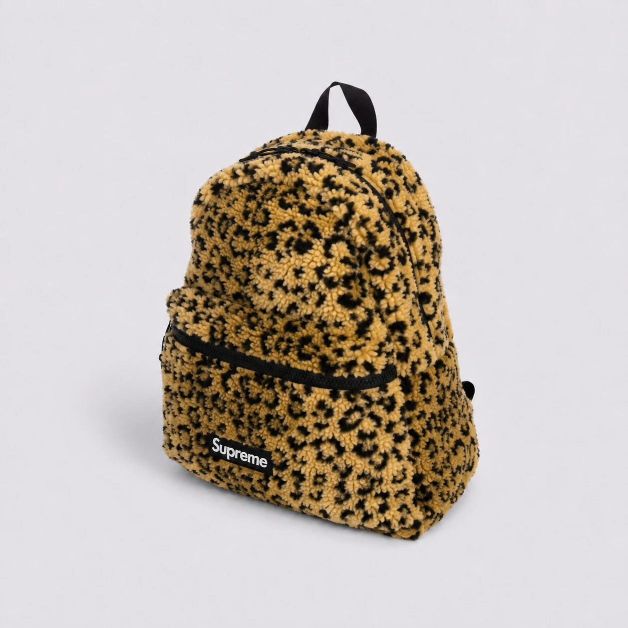 Supreme Leopard Print Fleece Backpacks (Available in 3 colors)