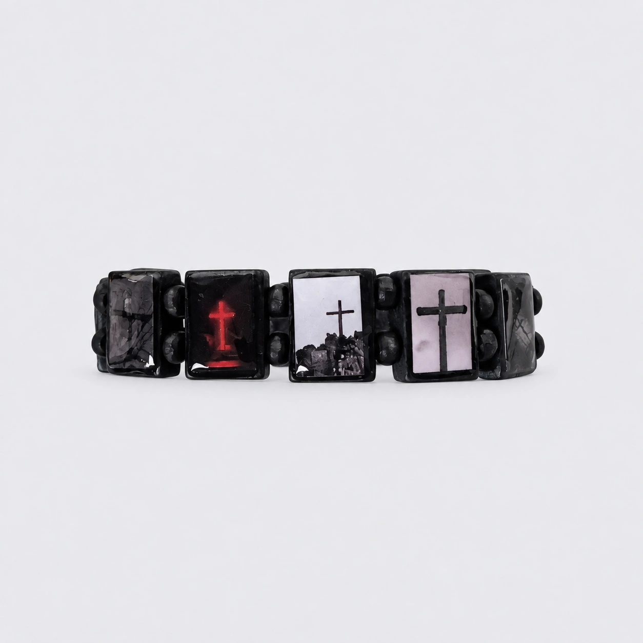 Bazo Graphic Cross Bracelet - Image 2
