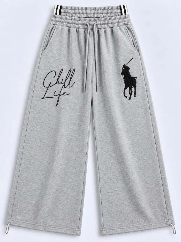 Chill Life Double-Waist Sweatpants (Available in 2 Colors)