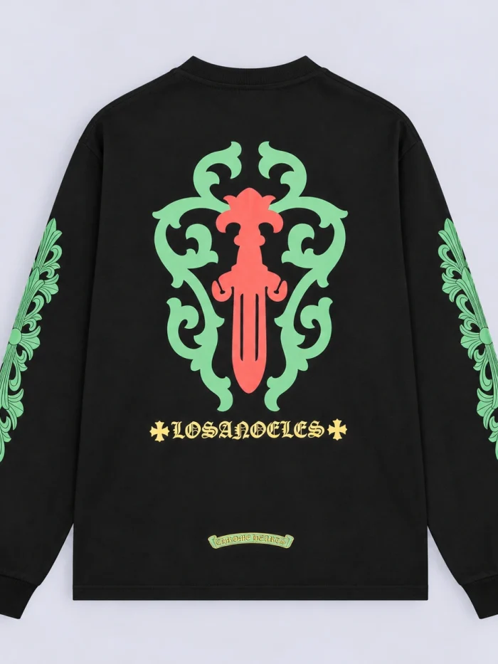 Chrome Hearts Los Angeles Exclusive Christmas Long-Sleeve T-Shirt