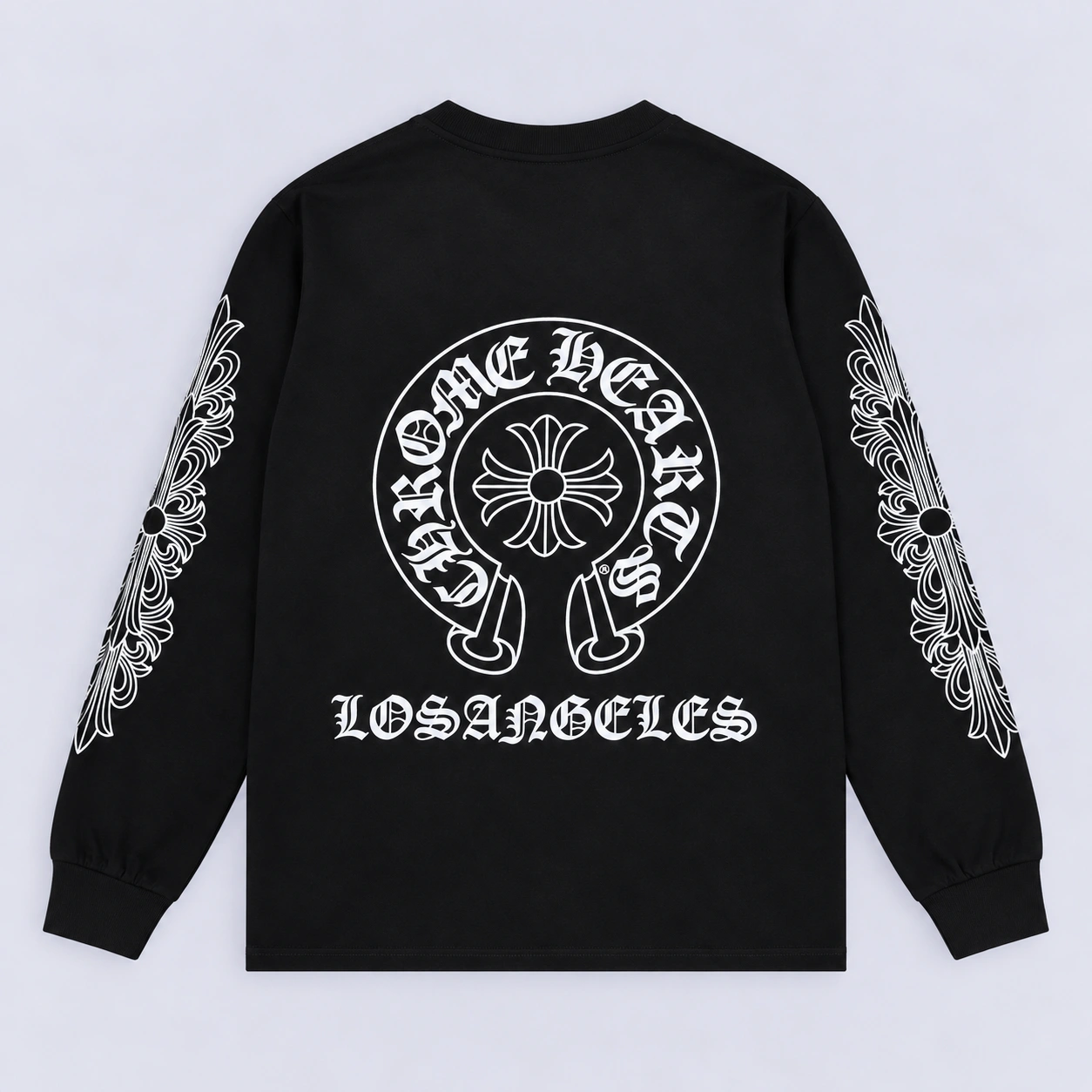 Chrome Hearts Los Angeles Exclusive Horseshoe Long-Sleeve T-Shirt - Image 3