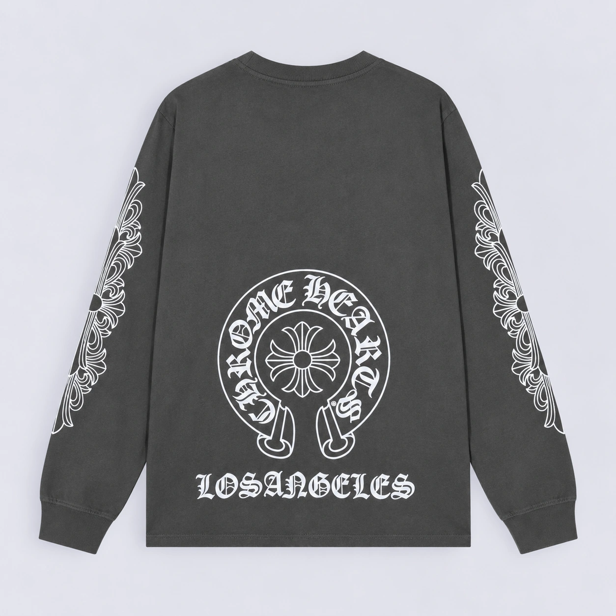 Chrome Hearts Los Angeles Exclusive Horseshoe Long-Sleeve T-Shirt - Image 2