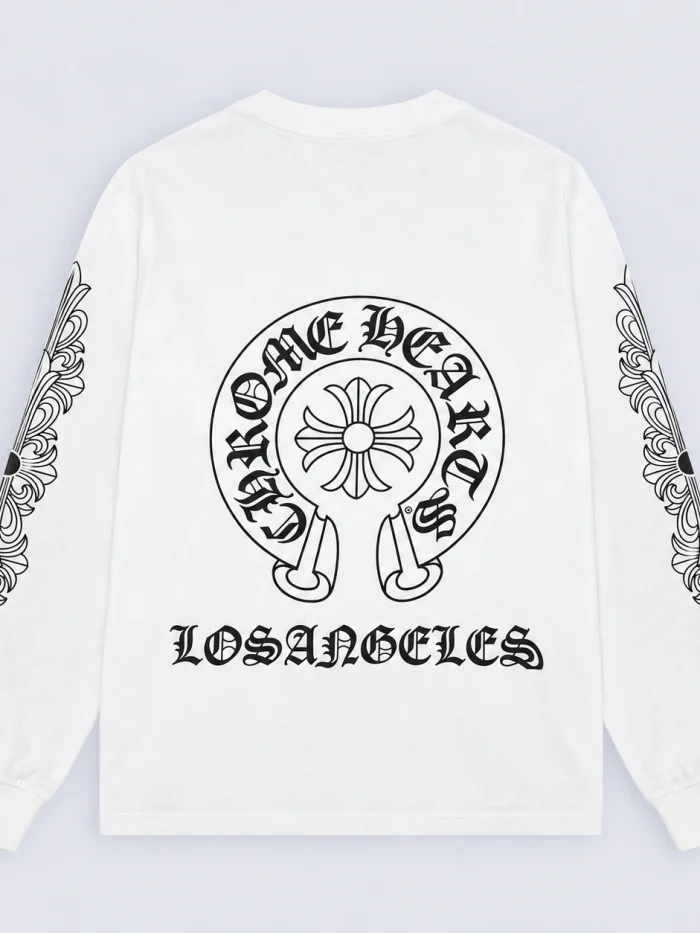 Chrome Hearts Los Angeles Exclusive Horseshoe Long-Sleeve T-Shirt