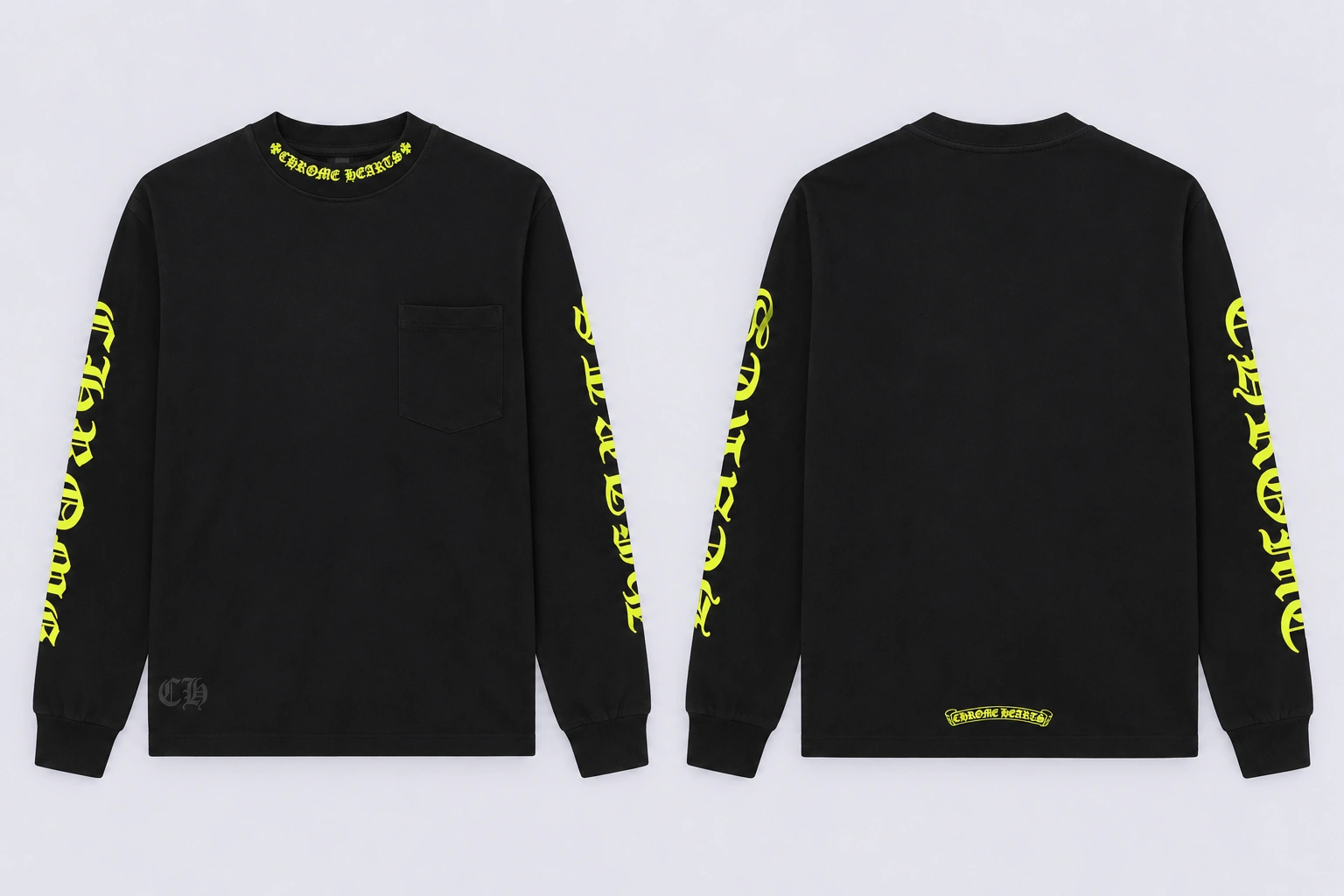 Chrome Hearts Neck Logo Long-Sleeve T-Shirt - Image 2