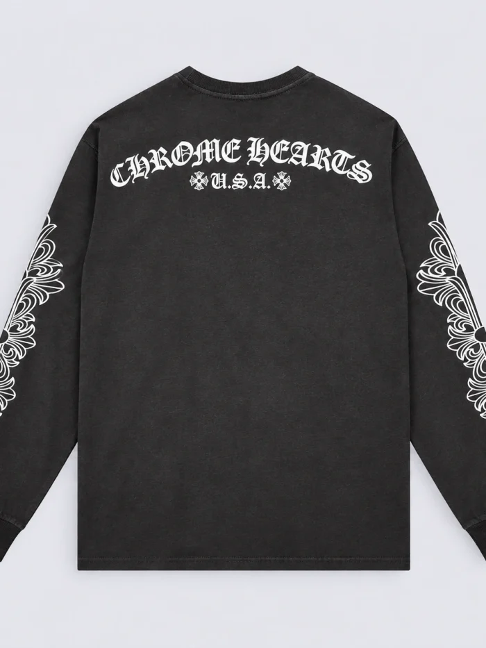 Chrome Hearts USA Long-Sleeve T-Shirt