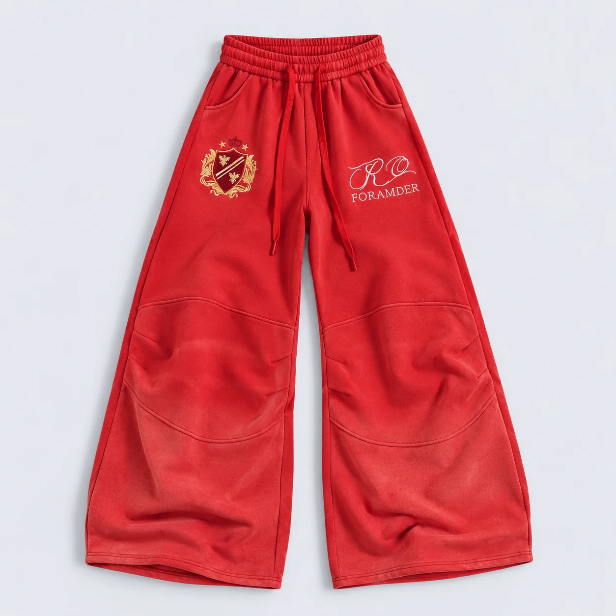 RO FORAMDER Crest Wide-Leg Sweatpants (Available in 2 Colors) - Image 2