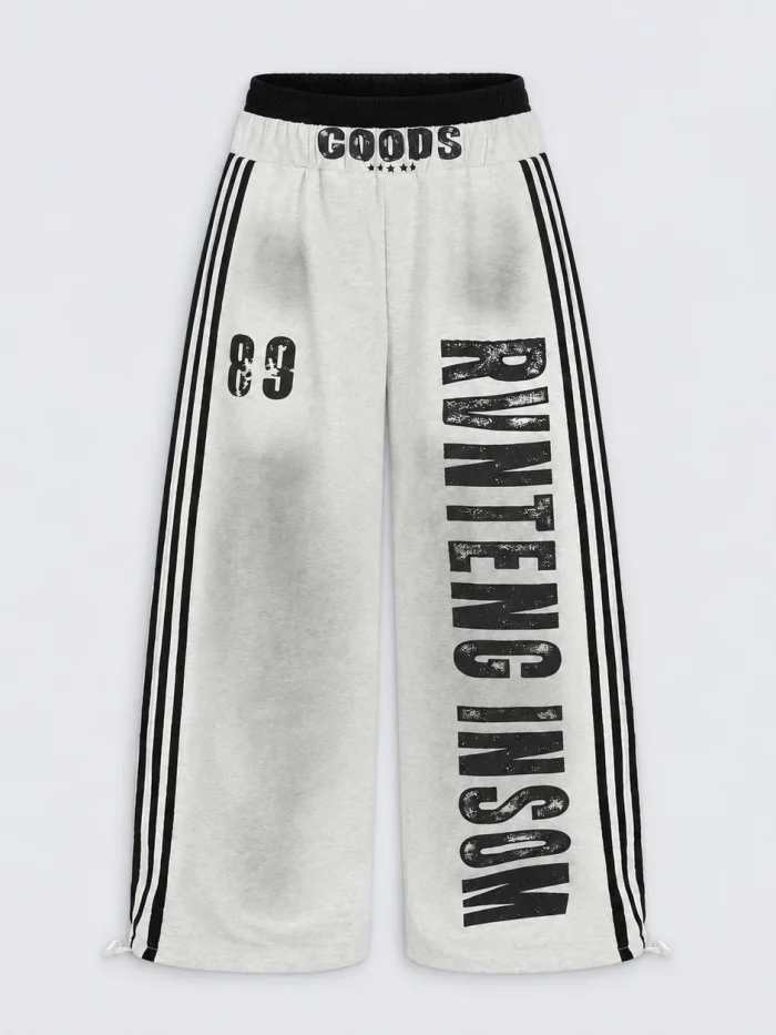 GOODS “RIVNTENG INSOM” Wide-Leg Sweatpants (Available in 2 Colors)