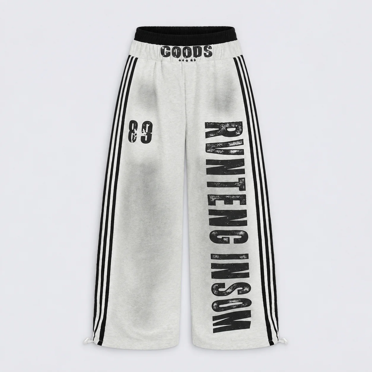 GOODS “RIVNTENG INSOM” Wide-Leg Sweatpants (Available in 2 Colors)