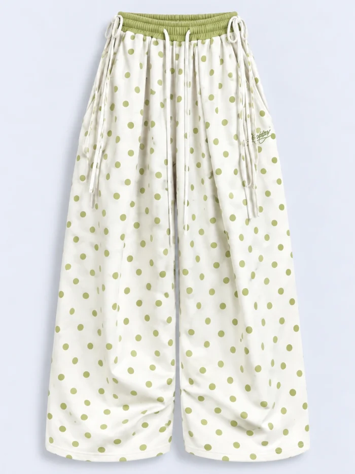 Polka Muse Wide-Leg Pants (Available in 3 Colors)