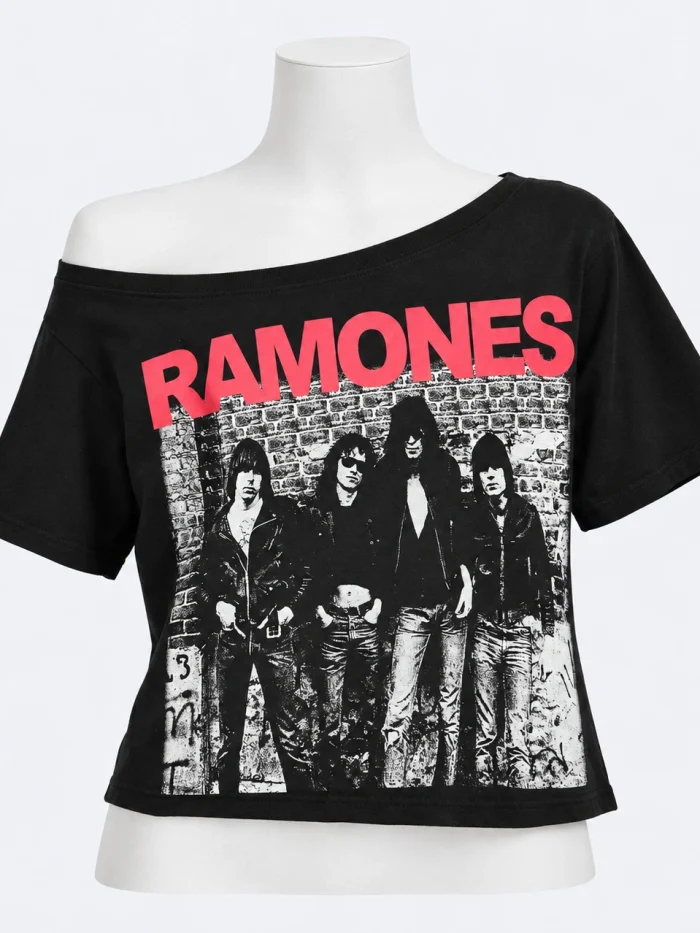 Ramones Cropped Graphic T-shirt