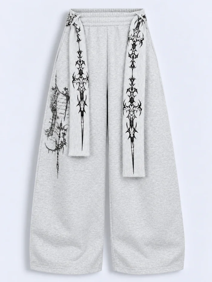 Thorn Relic Wide-Leg Sweatpants (Available in 2 Colors)