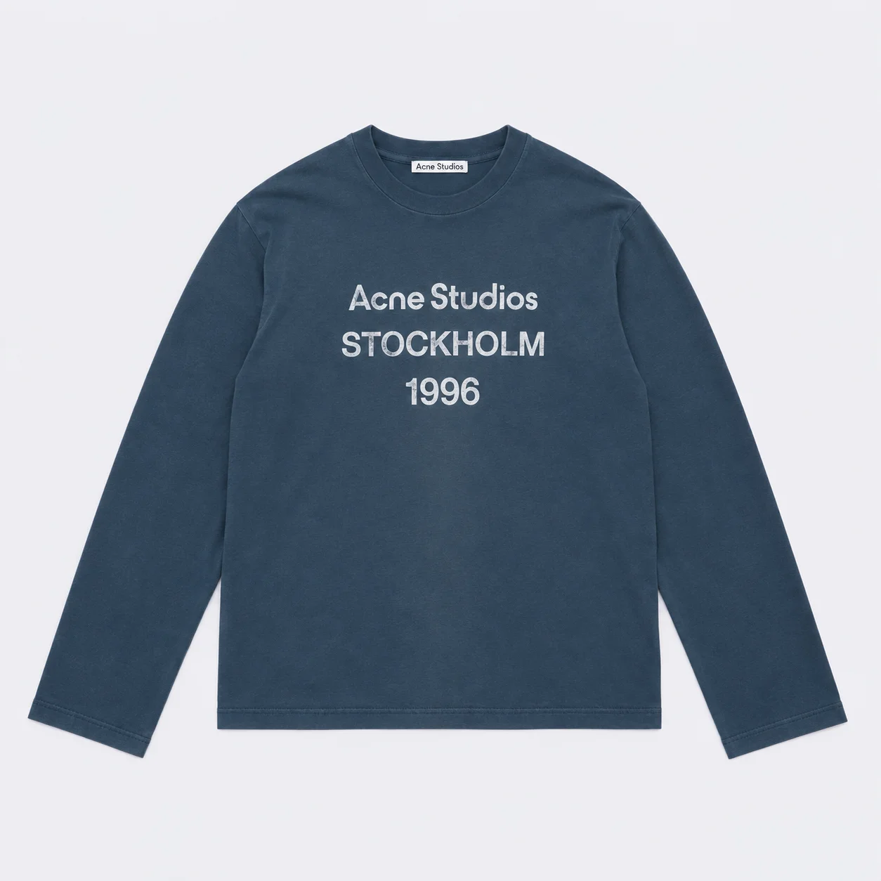 Acne Studios Sprayed logo Long Sleeve T-shirt (Available in 5 colors) - Image 3