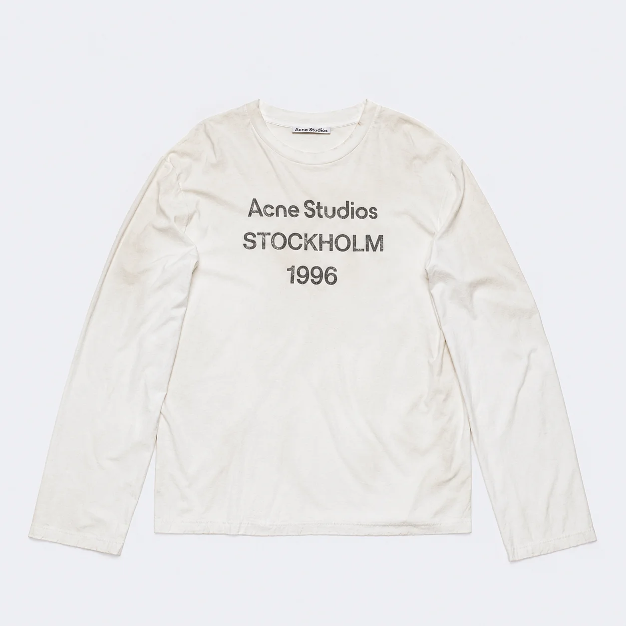 Acne Studios Sprayed logo Long Sleeve T-shirt (Available in 5 colors) - Image 4