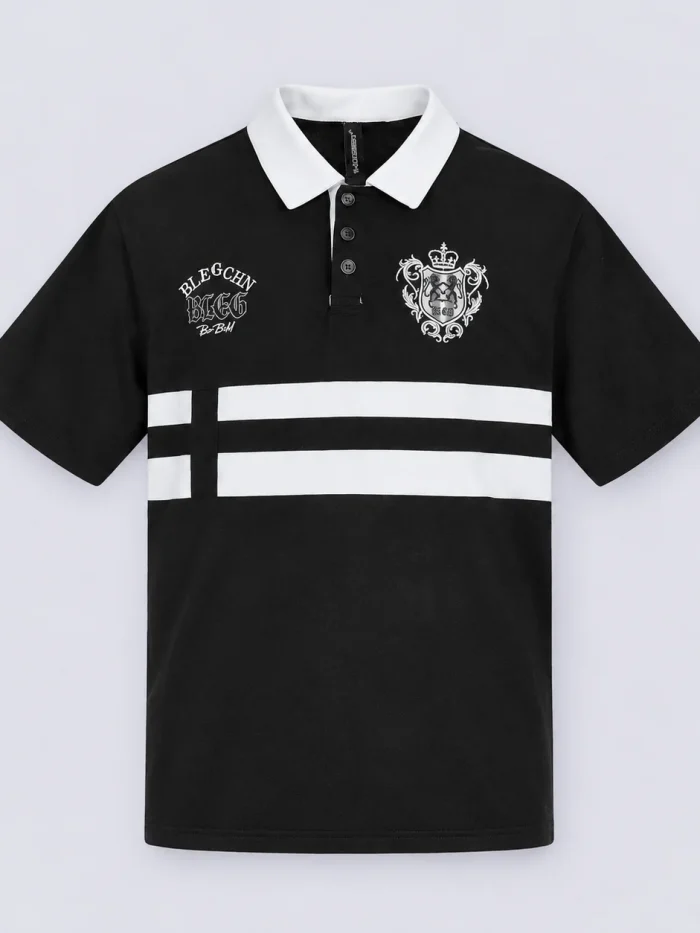 BLEG Contrast Stripe Polo Shirt (Available in 2 colors)