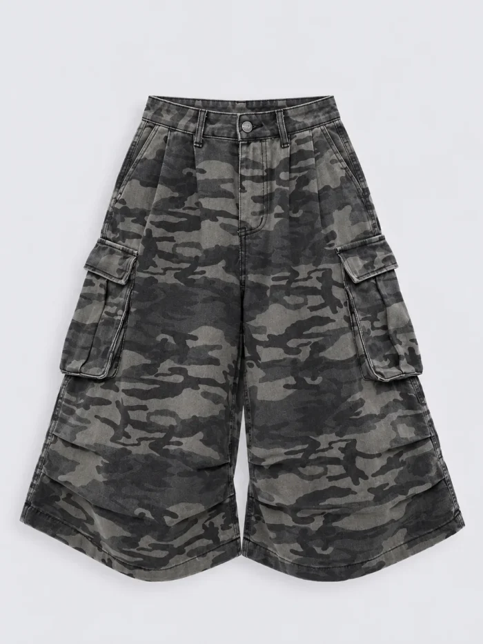 Camo Cargo Jorts 