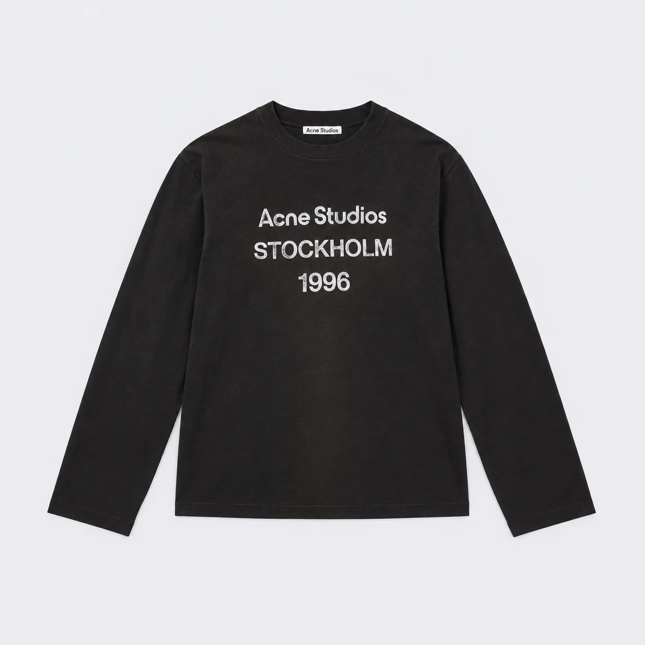 Acne Studios Sprayed logo Long Sleeve T-shirt (Available in 5 colors)