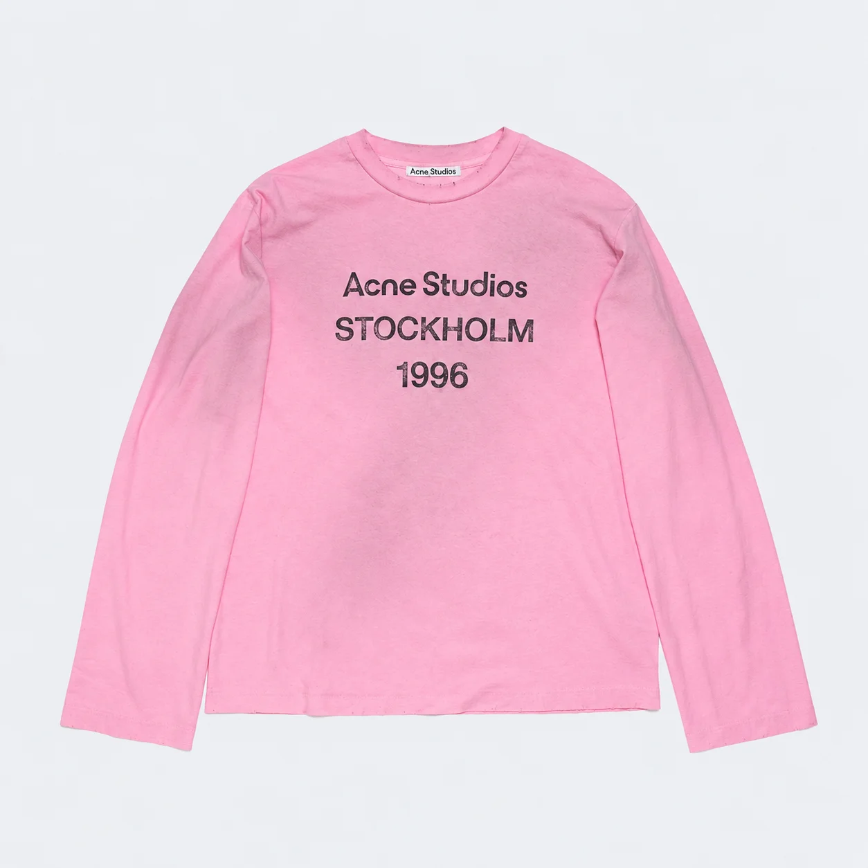 Acne Studios Sprayed logo Long Sleeve T-shirt (Available in 5 colors) - Image 5