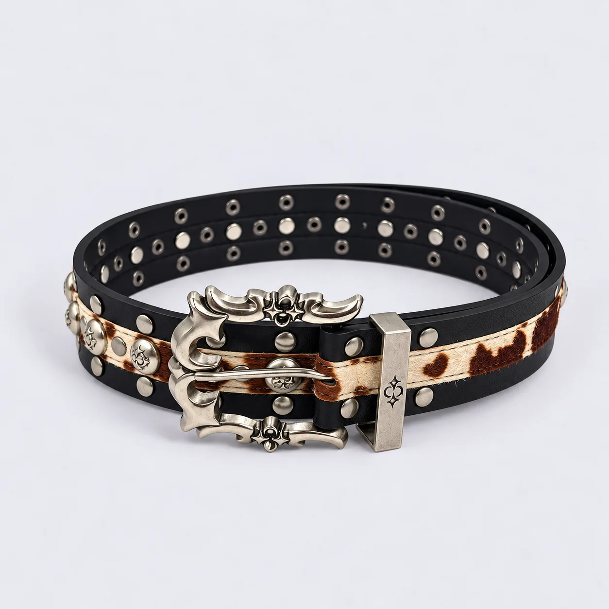 Animal-Print Studded Belt (Available in 2 Variations) - Image 2
